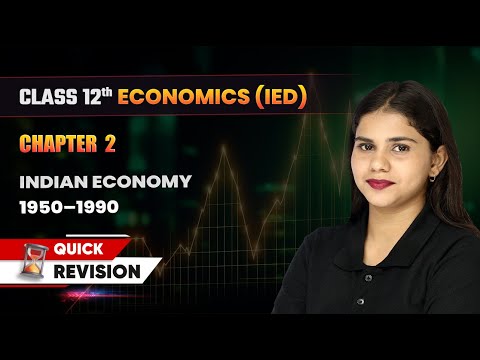 Indian Economy on The Eve of Independence Quick Revision Class 12 Economics Ch 1 CBSE 2024 25