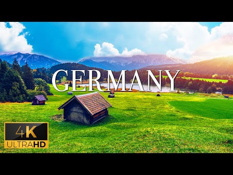 FLYING OVER GERMANY (4K UHD) - Calming Piano Music With Beautiful Nature Film For Daily Relaxation