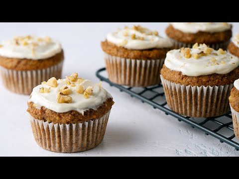 Healthy Carrot Cake Muffins (Tender & Fluffy)