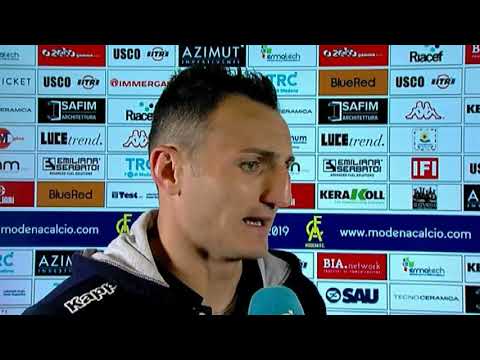 MODENA F.C. vs  SASSO MARCONI - Intervista Dierna