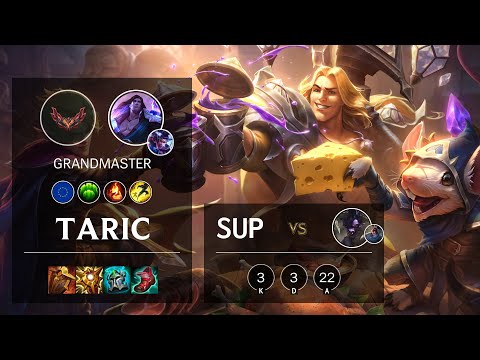 Taric Support vs Alistar - EUW Grandmaster Patch 12.5