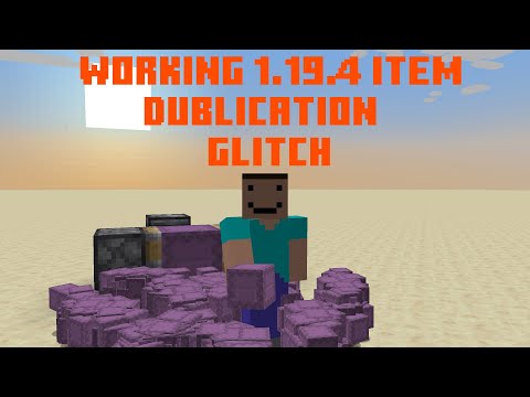McSteve - Minecraft 1.19.4 Item Duplication Glitch