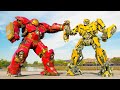 Transformers The Last Knight Bumblebee Vs Iron Man Full Movie Paramount Pictures HD