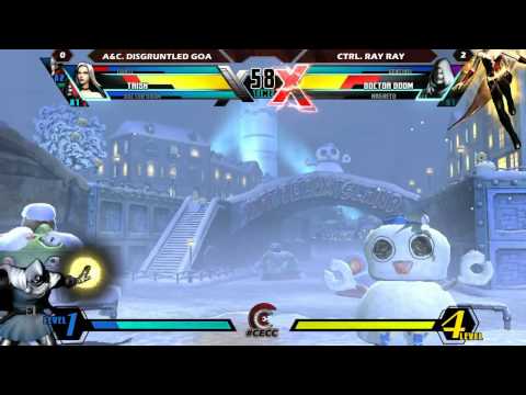 CECC Day 1 - UMVC3 Top 16 to Top 8 - A&C.Disgruntled Goa vs CTRL.Ray Ray