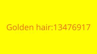 Roblox Id Hair Roblox Hack Mega - roblox golden hair code