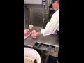 Cutting pork chops 