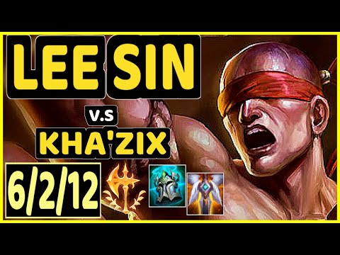 GOKU (LEE SIN) vs KHA'ZIX - 6/2/12 KDA JUNGLE GAMEPLAY - BR Ranked GRANDMASTER
