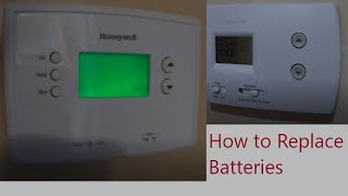 How to Replace Batteries in a Honeywell Thermostat
