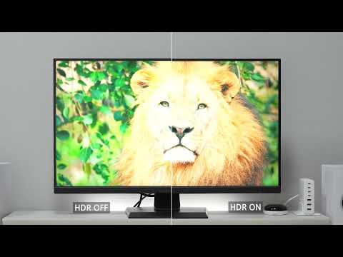 HDR비교 - 알파스캔 콘퀘스트 32Q50G 게이밍 QHD 180 FAST IPS 지싱크 Ai HDR 멀티스탠드 스피커 무결점 [다나와 리포터]