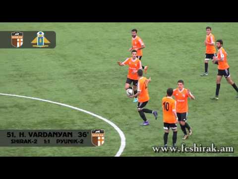 AFL, round 18, 20.03.2017, Shirak-2 2:3 Pyunik-2, highlights