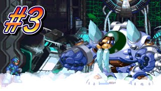 【ロックマンX4】Part3-凍り付いた基地の奥には…【カマロのロックマンX4実況】