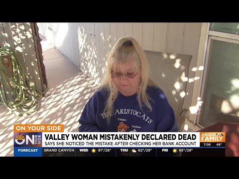 Arizona woman mistakenly declared dead