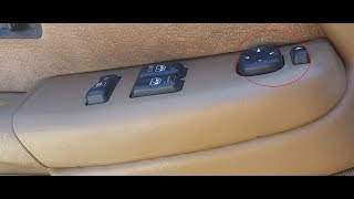 Replacing the side mirror switch on a 2000 Chevy Silverado