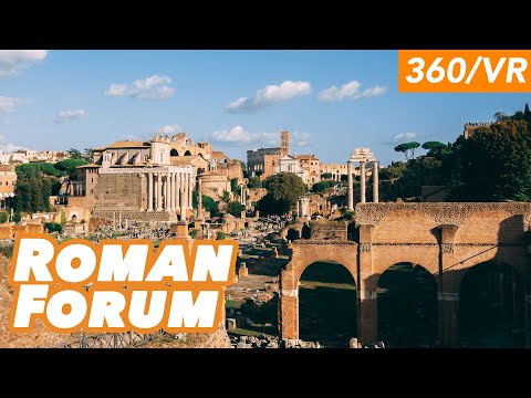 Italy's Ancient Roman Forum (360/VR Tour)