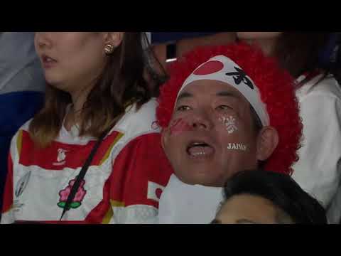 Passionate Japanese anthem v Scotland