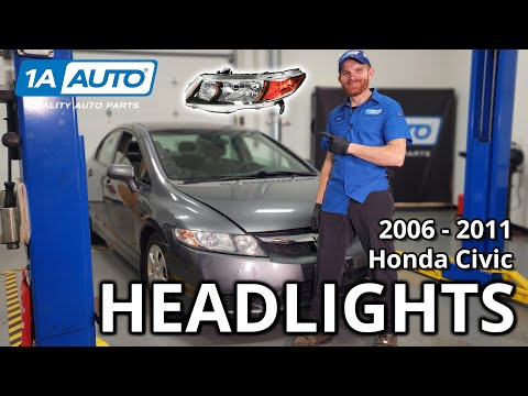 How to Replace Headlights 2006-2011 Honda Civic