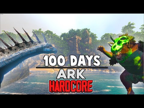 I Spent 100 Days on a Lost Island in ARK and Here's What Happened