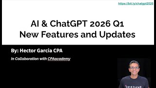 AI Updates - Q1 2026, ChatGPT and Beyond
