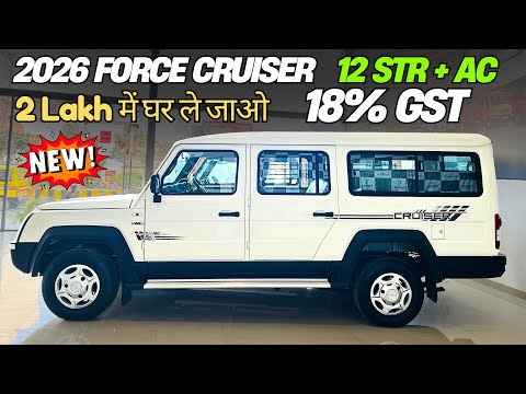 2026 🔥 Force Cruiser Top Model Full Review ✅ Price & Features ❤️ Engine, Interior Space & More