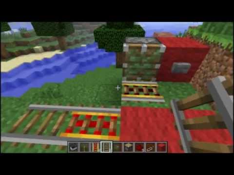 comment construire train minecraft