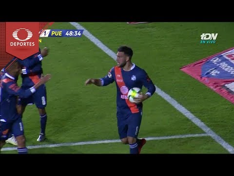 Lucas Cavallini's goal | Morelia 0-1 Puebla | Copa MX - Round of 16 - Cl 19 | Televisa Deportes
