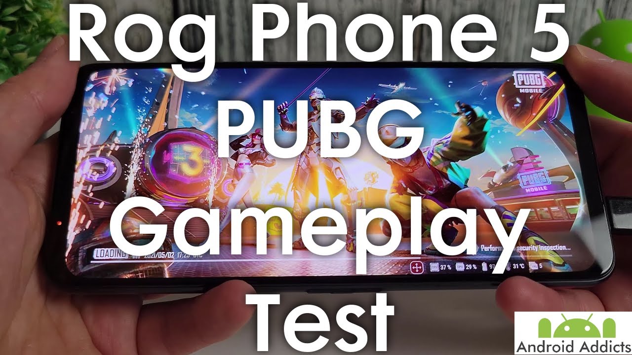 Asus Rog Phone 5 PUBG Test Gameplay FPS and Gaming Air Triggers