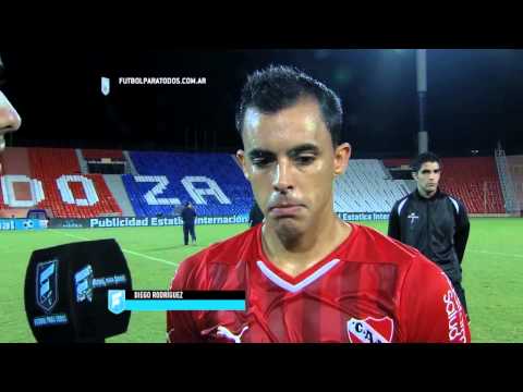 Rodríguez: "No supimos aguantar..."Godoy Cruz 2 - Independiente 2. Fecha 7. Primera 2015. FPT.