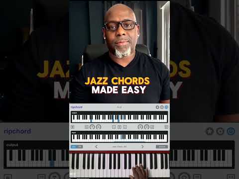 How To Play EASY Jazz Chords? | Chord Progressions For Beginners #easypianobeginners #jazzmusic