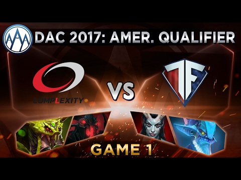 compLexity vs Freedom Game 1 - DAC 2017 Americas Qualifier - @DakotaCox @LacosteDota