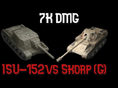 ISU-152 vs Rheinmetall Skorpion G: 7K Damage: WoT Console - World of Tanks Console