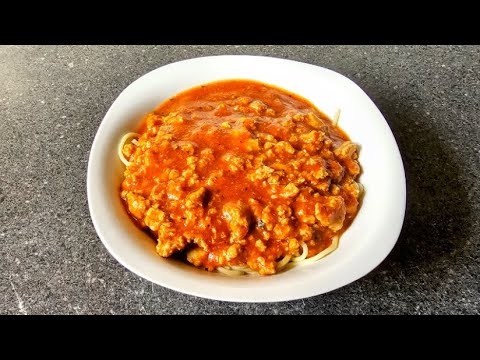 Ground Turkey Spaghetti | Easy Spaghetti Recipe | Spaghetti With Ground Turkey