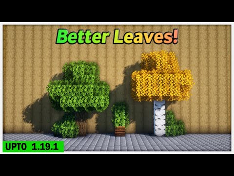 How to install better leaves resource pack to Minecraft (tutorial)