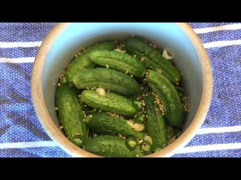 Homemade Crock Dill Pickles - Amazing Fermented Pickles