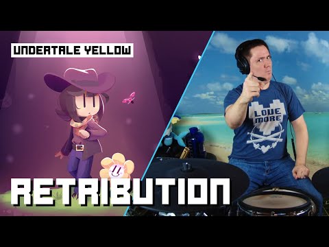 Retribution From Undertale Yellow On Drums!