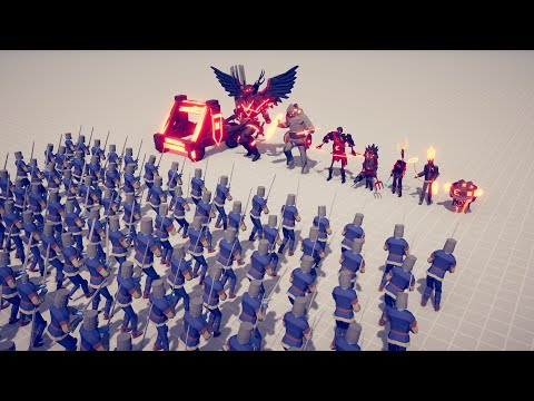INFERNO FACTION vs ARMIES - Totally Accurate Battle Simulator TABS