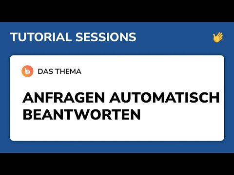 Automatische E Mail Antwort bei neuen Anfragen - mit bookitup