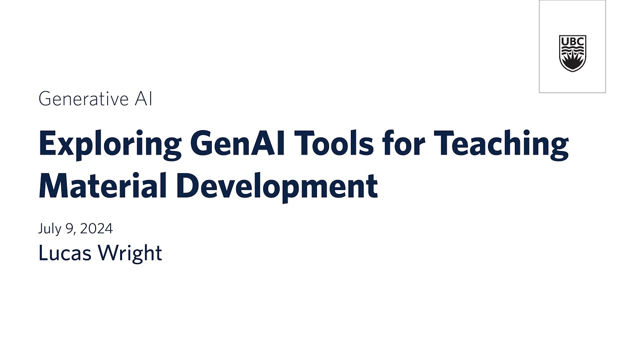 Exploring GenAI Tools for Teaching Material Development