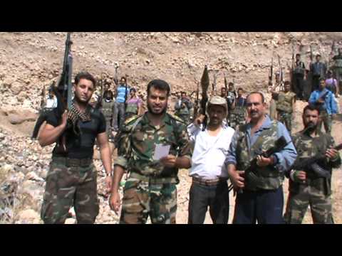 بيان تشكيل كتيبة درع البادية في مدينة السلمية في حماة