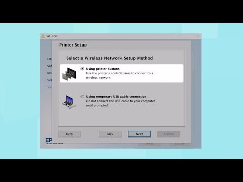 Thumbnail for Epson WorkForce WF-2750: Wireless Setup Using the Printer's Buttons