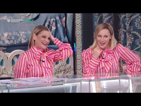 Le due Simona Ventura e Lapo Elkann | Che tempo che fa