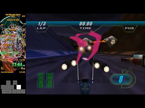 Star Wars: Episode 1 - Racer 100% Speedrun (Upgrades, No Skips) in 1:29:12 [World Record]