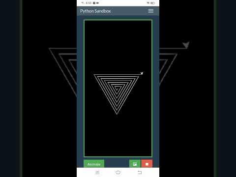 Draw A Spiral Triangle Pattern Program Using Turtle Module In Python