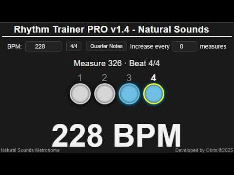 Metronome 228 BPM