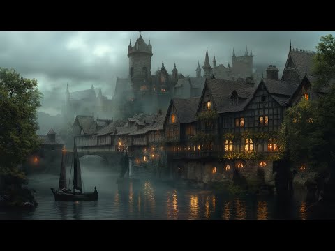 Mysterious Medieval Village | Relaxing Celtic & Fantasy Music & Ambience