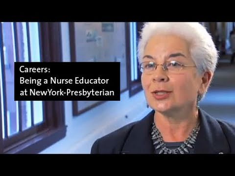 作为Newyork-Presbyterian的护士教育家