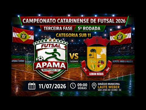 Apama Futsal 6 x 2 Lebon Regis / Returno