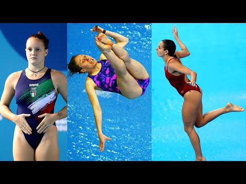 Women's Diving | Woman diving into pool | girls diving | #diving #07