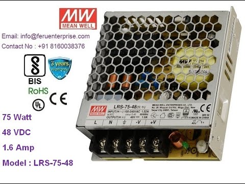 LRS-75-48 Meanwell SMPS Power Supply
