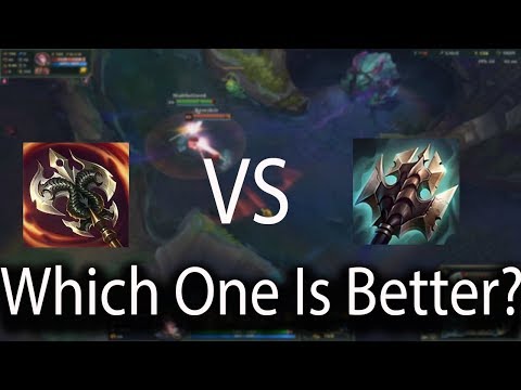 Titanic Hydra VS Ravenous Hydra (are tank items really better) ( league of legends)