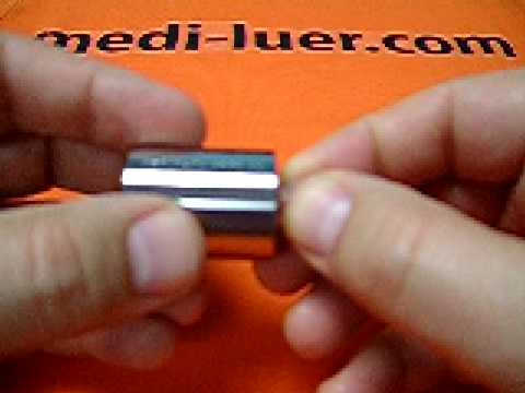 ISO-594/2 Figure 7 or 8 Luer Reference Fittings and Test Pieces